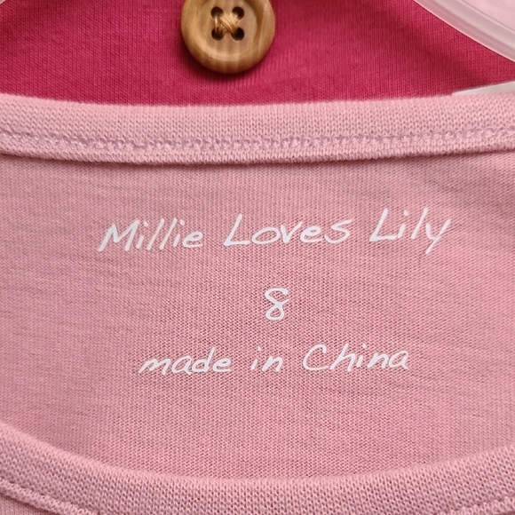 Pink Long Sleeve Kids Top - Picture 2 of 3